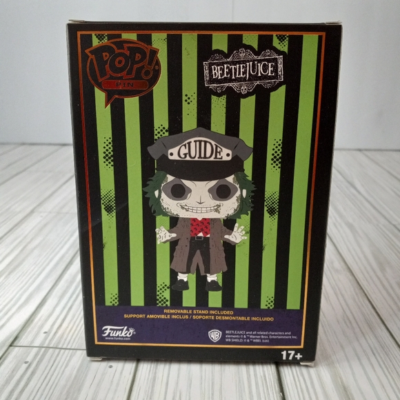 Funko Pop Horror Series Beetlejuice Enamel Pin #04 - Picture 2 of 7